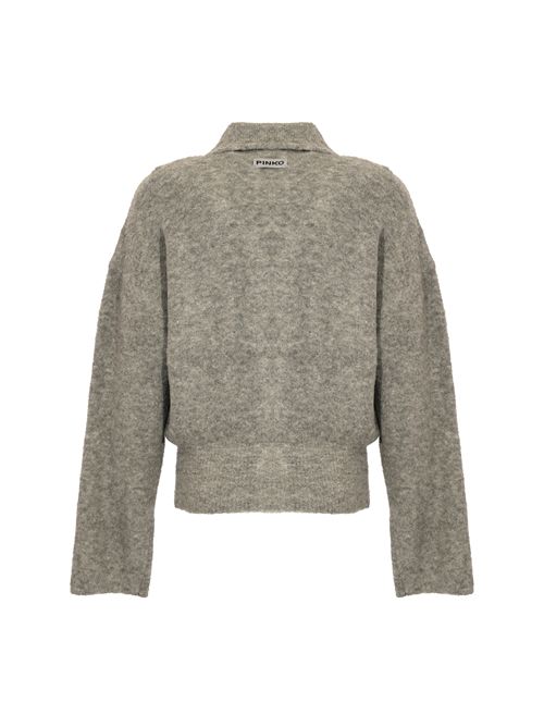 Giacca Dark Lady in misto lana con ricamo gioiello PINKO | 105948 A2YEII2